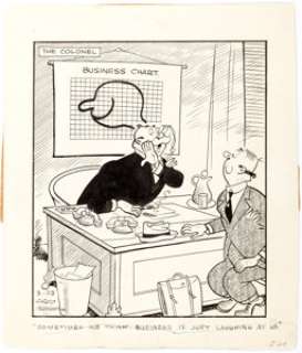 Fred Neher Life‘s like That Daily Comic Strip Original Art (Consolidated News Features, c. 1940s). ...
