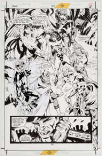 Howard Porter and John Dell JLA #24 Story Page 21 Original Art (DC, 1998).... | Heritage