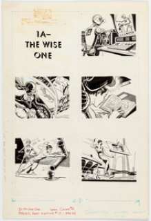 Russ Manning Magnus, Robot Fighter #15 Complete 1-Page Story "1A - The Wise One" Original Art (Gold Key, 1966).... | Heritage
