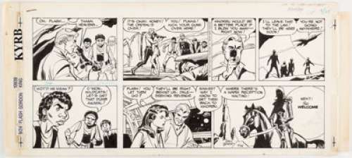 Dan Barry Flash Gordon Sunday Comic Strip Original Art dated 9-24-89 (King Features Syndicate, 1989).... | Heritage