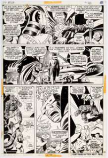 John Buscema and Joe Sinnott Fantastic Four #128 Story Page 14 Original Art (Marvel, 1972).... | Heritage