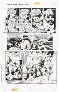 Yvel Guichet and Aaron Sowd Batman: Harley Quinn Page 13 Original Art (DC Comics, 1999).... | Heritage