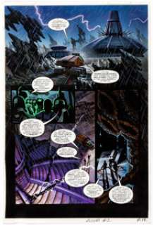  - Denis Beauvais Aliens # 2 Page 18 Original Art (Dark Horse Comics, 1989)...