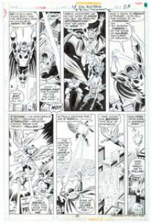 Sal Buscema and Jim Mooney Defenders #31 Story Page 14 Original Art (Marvel, 1976).... | Heritage