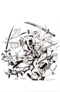 Andy MacDonald Wolverine TPB Cover Re-creation Original Art (2004)....