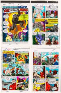 Amazing Adventures #13 Complete 21-Page and Others Color Guide Original Art and Production Materials Group of 35 (Vari... (Total: 35 Items) | Heritage