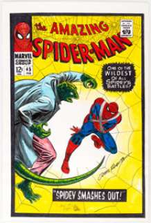 Mike Esposito and Stan Goldberg The Amazing Spider-Man #45 Cover Re-creation Original Art (undated).... | Heritage