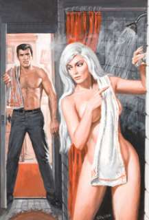 Samson Pollen - Men’s Adventure Magazine Painting Original Art (c. 1970s).... | Heritage