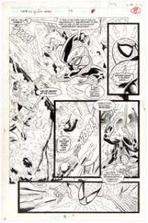 Alex Saviuk and Keith Williams Web of Spider-Man #79 Story Page 6 Original Art (Marvel, 1991).... | Heritage