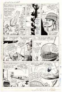 Dick Ayers and John Tartaglione Sgt. Fury #31 Story Page 9 Original Art (Marvel, 1966).... | Heritage