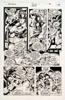 Ian Churchill and Bud LaRosa Deadpool #3 Story Page 13 Original Art (Marvel, 1994)....