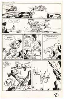 Jack Kirby and Dick Ayers The Rawhide Kid #25 Story Page 6 Original Art (Marvel, 1961). The Rawhide Kid chases the - | Heritage