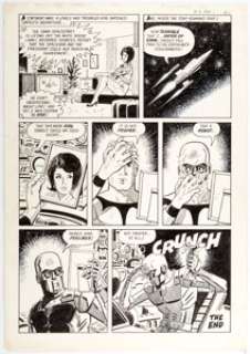 Jim Aparo Strange Suspense Stories #1 Story Page 9 Original Art (Charlton, 1967). A twist ending is delivered on - | Heritage
