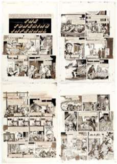 John Severin Cracked #126 Complete 6-Page Story Original Art "The Towering Infernal" (Major Publ., - | Heritage