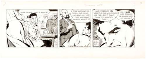 Neal Adams Ben Casey Daily Comic Strip Original Art dated 12-23-64 (NEA, Inc., 1964). A creepy senior physician - | Heritage