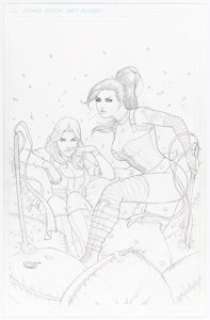 Sajad Shah Notti & Nyce #5 Variant Cover and Illustration Original Art (Counterpoint Entertainment, 2013). A - | Heritage