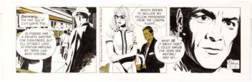 Al Williamson Secret Agent Corrigan Daily Comic Strip Original Art dated 10-24-68 (King Features Syndicate, 1968). - | Heritage