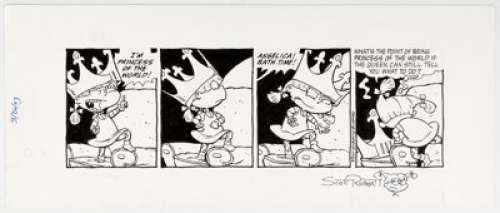 Scott Roberts and Will Blyberg Rugrats Daily Comic Strip Original Art dated 3/26/03 (Creators, 2003). From the -