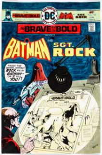 Tatjana Wood The Brave and the Bold #124 Cover Color Guide (DC Comics).... | Heritage