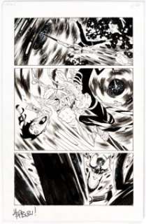 Scott Hepburn Revenge of the Cosmic Ghost Rider #2 Story Page 20 Original Art (Marvel Comics, 2020)....
