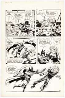 Frank Robbins - Unpublished Batman Anti-Drug Story Page Original Art (DC, 1974 ). This page, illustrated by comic - | Heritage