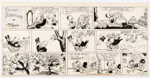 Milt Gross Count Screwloose Sunday Comic Strip Original Art dated 11-22-31 (King Features Syndicate, 1931).  A - | Heritage