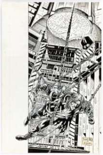 Ted Halsted Eternal Warrior Unpublished Illustration Original Art (Valiant, 1994). A Gilad the Eternal Warrior, -