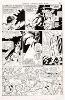 Dick Dillin and Sid Greene Justice League of America #68 Story Page 20 Superman Original Art (DC, 1968). Superman - | Heritage