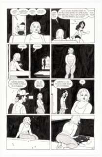 Jaime Hernandez Love and Rockets Vol.2 #8 Story Page 11 Maggie and Frogmouth Original Art (Fantagraphics, 2003). - | Heritage