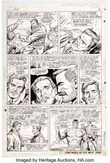 Dick Ayers And John Tartaglione | Sgt. Fury #34 Story Page 13 Original Art (Marvel, 1966). | Heritage