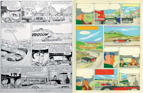 Graton | Michel Vaillant Cette planche se situe Ã  la page 13 de l’album " | Kahn et Associés