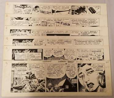 Joe Kubert. Green Berets. Original Daily Strips. | Weiss Auctions