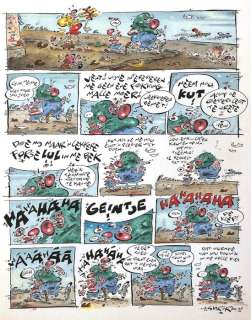 Schreurs, Eric | Original page in colour  - Joop Klepzeiker 18  - Holle kies  - (2002) | Catawiki