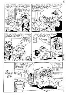 LUCIANO GATTO - Original page for Topolino. Cm. 25x35. Ink. Mint. Code 1267.