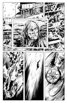 Butch Guice THE FUTURISTS #3 Original BLUELINES Comic Interior Panel Page Art 2 | eBay US (Buy It Now)