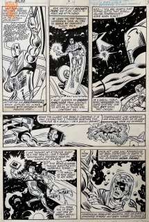 Sal Buscema Joe Sinnott Al Milgrom - Rom Spaceknight #24 Pg 3 (Marvel, 1980) Vs Nova Corps