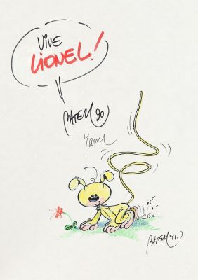 Batem | Lot 080 - Marsupilami 5 en édition originale de 1990… | AZ auction