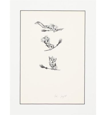 DULIEU, JEAN (1921-2006). EUCALYPTA JOYRIDING ON HER BROOMSTICK | Zwiggelaar Auctions