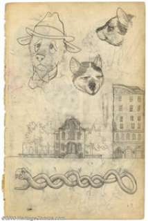 Robert Crumb - Original Sketches, Anthropomorphics (1961). An extra helping of well-dressed anthropomorphics - | Heritage