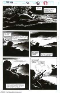 Russ Heath - Original Art for The ’Nam #65, Group of 3 pages (Marvel, 1992). Three dramatic Russ Heath pages - | Heritage