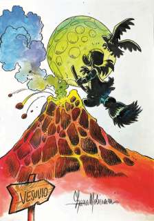 Molinari Lara, Amelia e il Vesuvio | Cambi Casa d’Aste