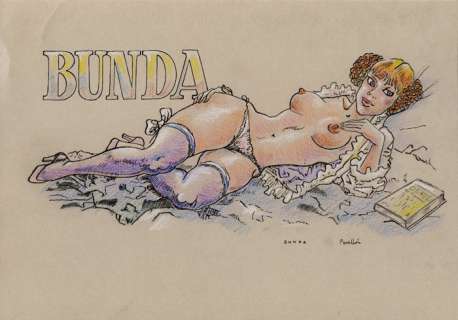 Perellã³N, Celedonio | Original Drawing  - Bunda  - (1980) | Catawiki