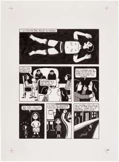 Marjane Satrapi | Persepolis (Original Book Art, page 50) | Sotheby’s