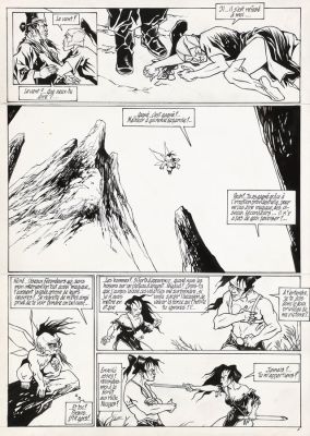 Jung | Lot 107 - La Jeune fille et le vent, planche n°2 à… | AZ auction
