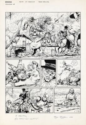 Marc-Renier | Shosha, planche n°18 à l’encre de Chine et… | AZ auction
