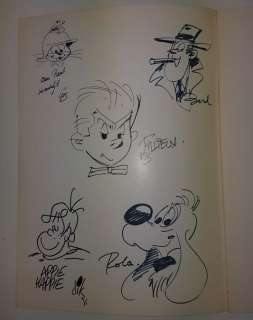 Tillieux / Roba / Jidéhem / Gos And Others | 9 x signed dédicace in: Programme book â€œStripdag Dordrecht ’75â€  - sc  - 1st edition (September 27th, 1975) | Catawiki