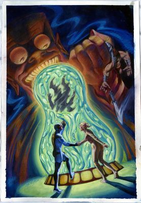 Steve Rude | Battle for Thuneworld Comic Book Cover #1 | Steve Rude