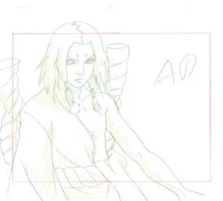 Kishimoto Masashi - Naruto | Layout – Kimimaro Kaguya – Naruto – 3483 | La Galerie de la Bande Dessinée