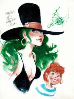 Follet. Illustration originale Hommage à Will | BDEnchères