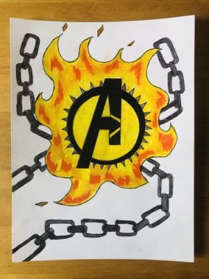 Ghost Rider Original Illustration By Servando Esquer | eBay US (Buy It Now)